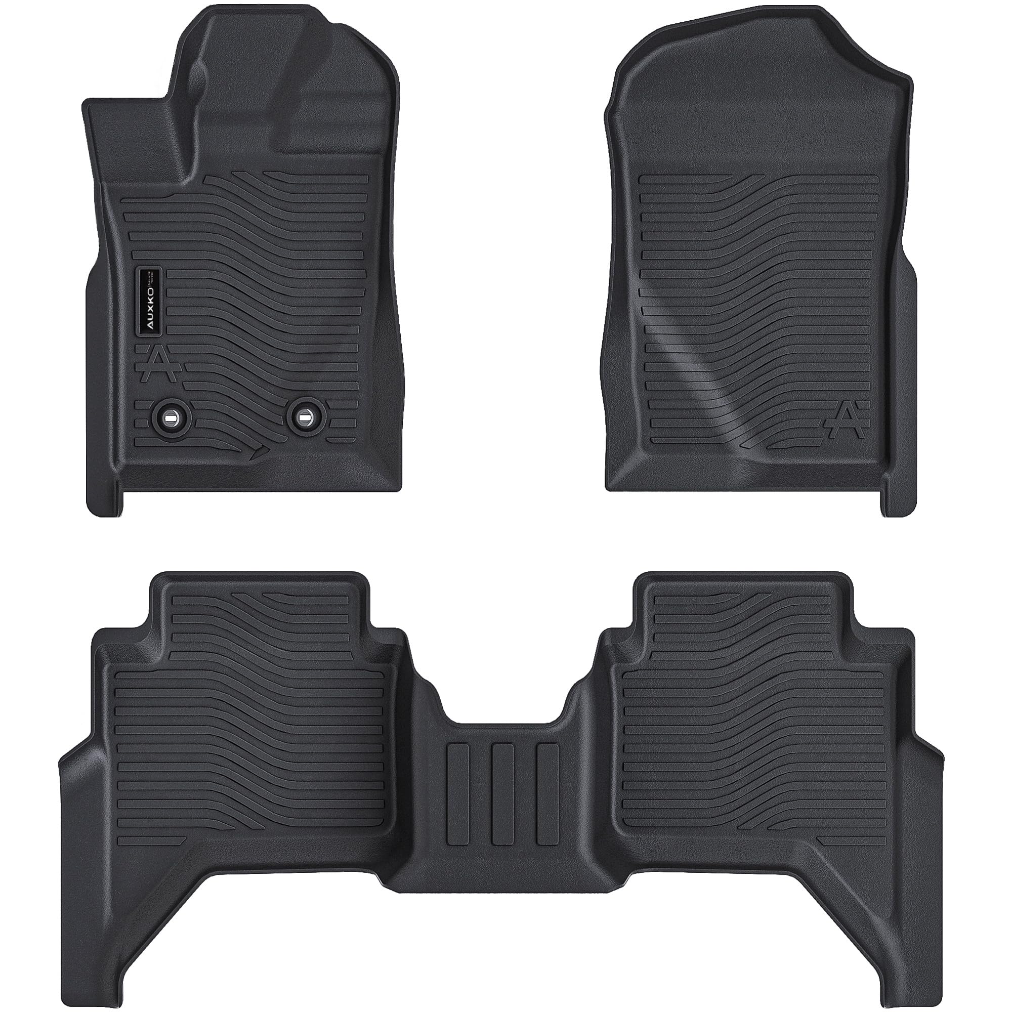 Auxko high-wall design floor mats protect from spills in Ford Ranger