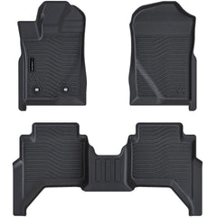 Auxko high-wall design floor mats protect from spills in Ford Ranger