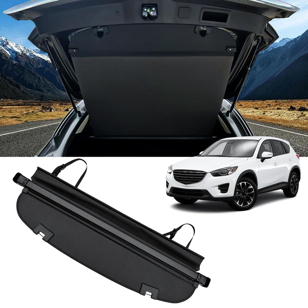 AUXKO retractable cargo cover for Mazda CX-5 demonstrates easy tool-free assembly