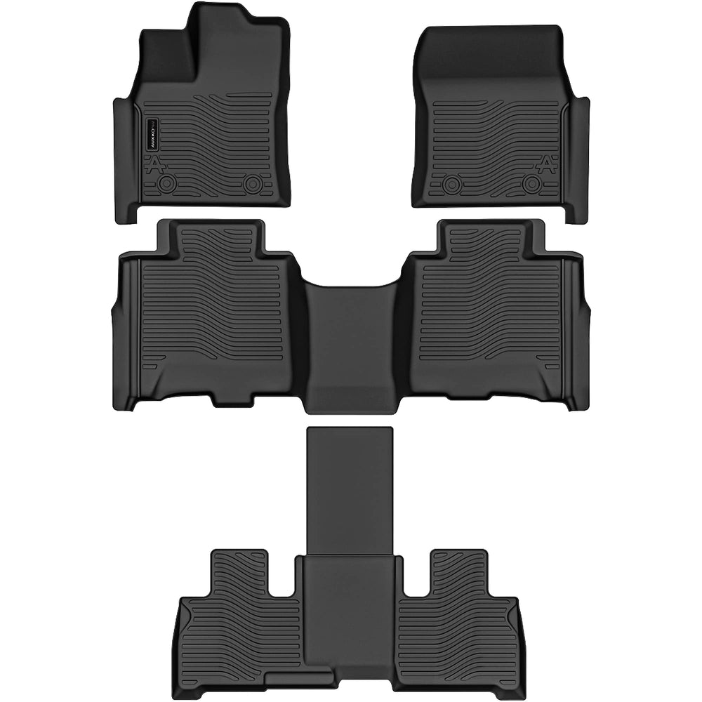 Auxko Sequoia all-weather mats protect interiors in rain, mud, and snow
