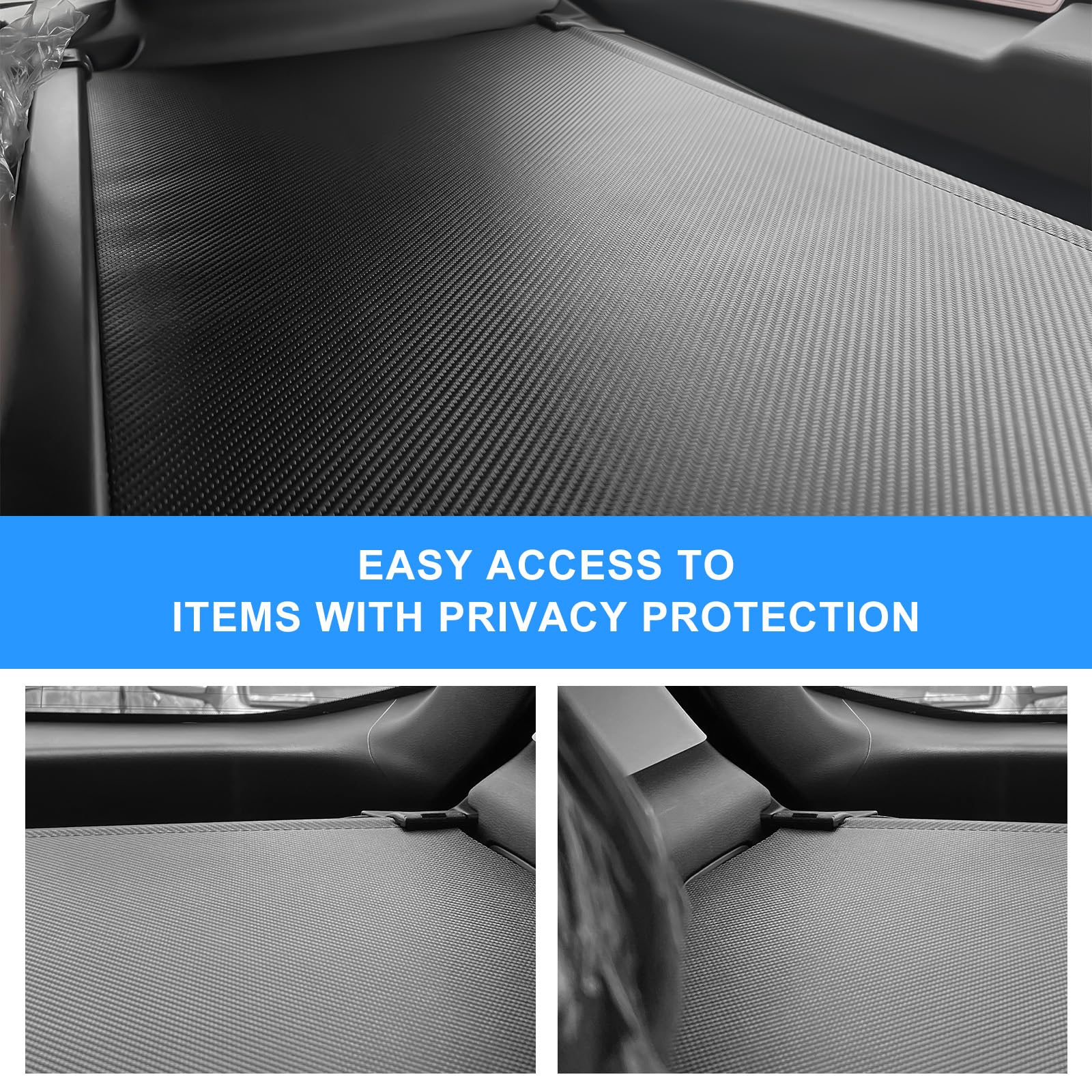AUXKO soft flannel endcaps protect interior in Mazda CX-5