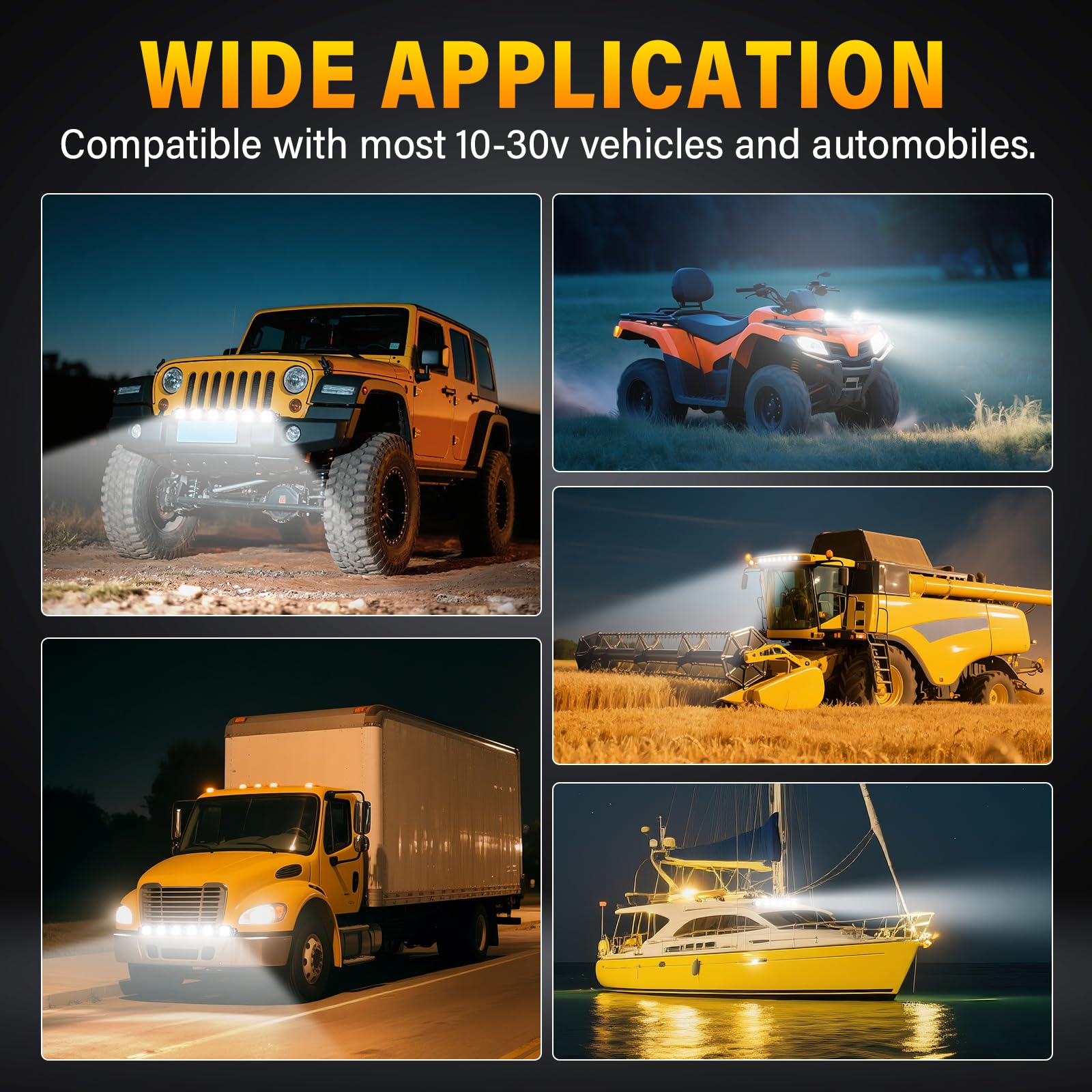 AUXTINGS compact dimensions with mounts optimize fit on trucks or SUVs