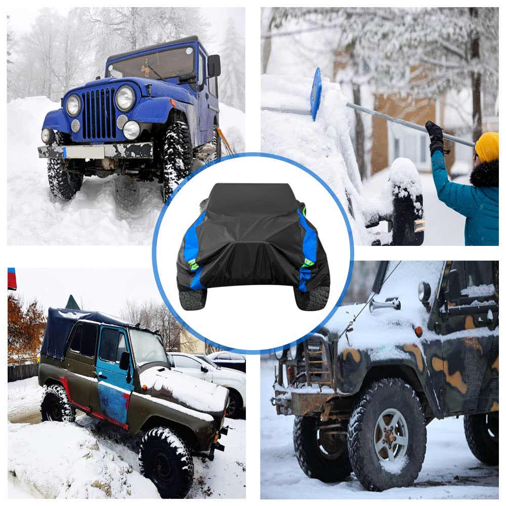 Avecrew elastic hem ensures a snug fit around the Wrangler.