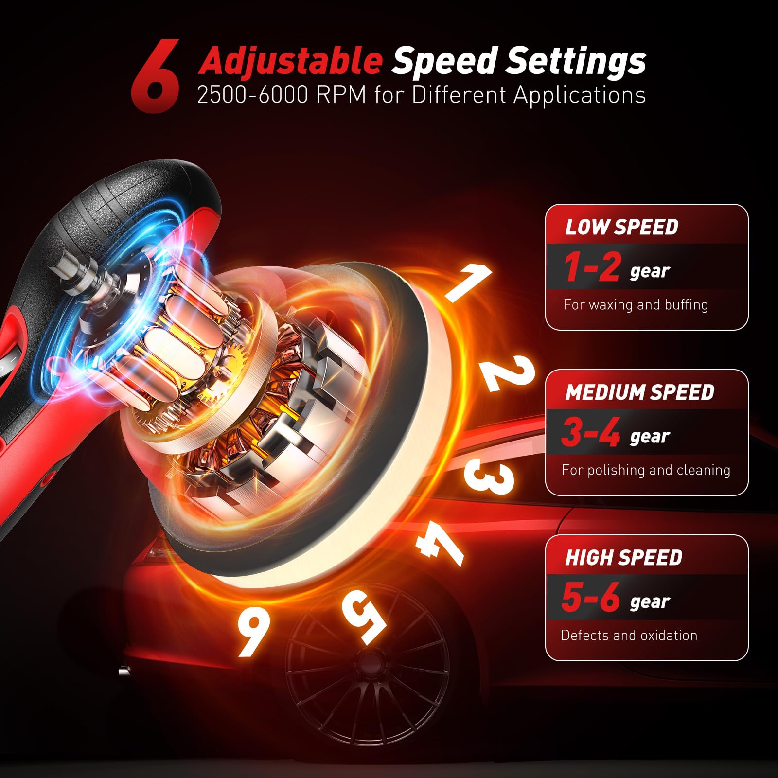 Avhrit copper motor close-up emphasizing smooth power