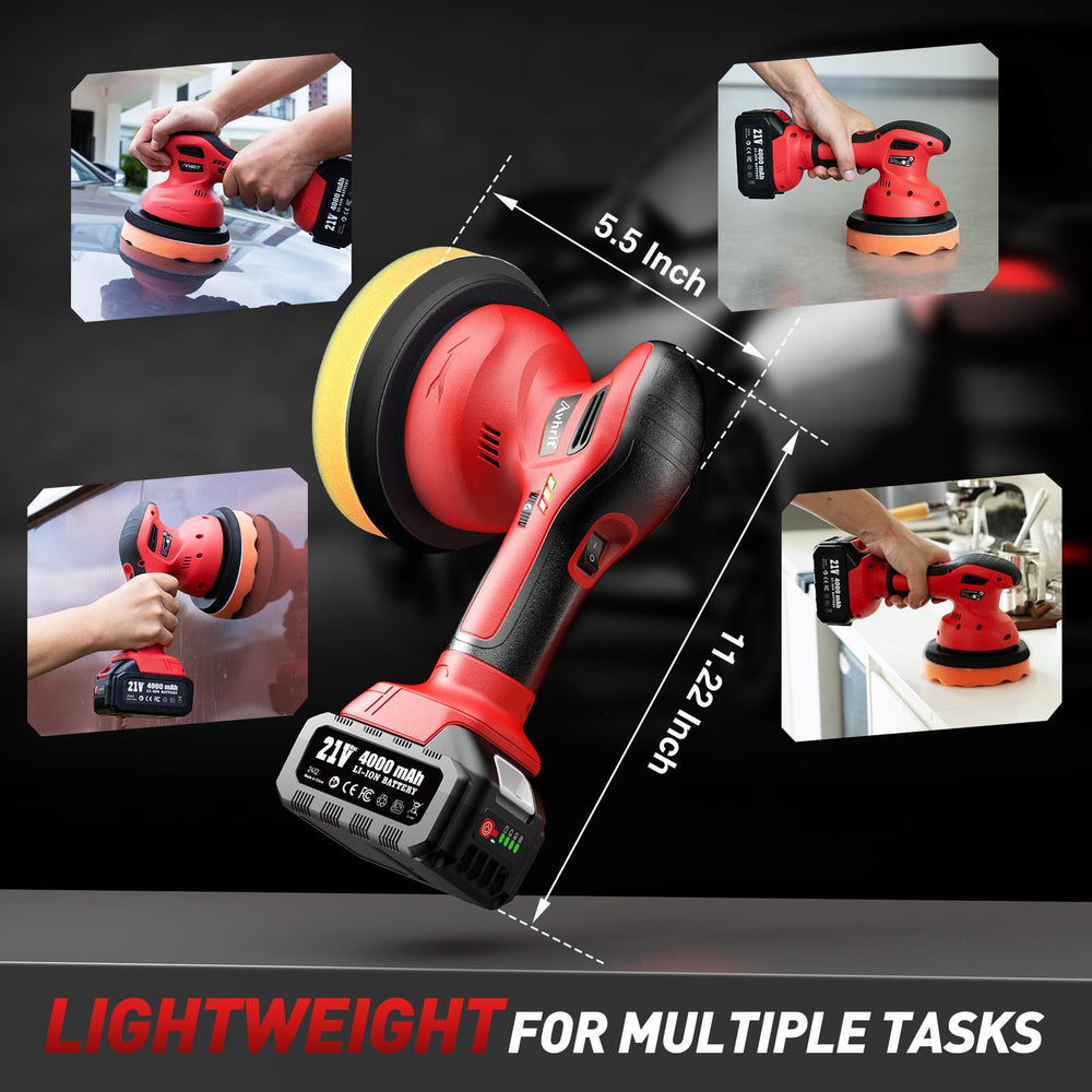Avhrit rubber grip ensures comfortable handling during long sessions