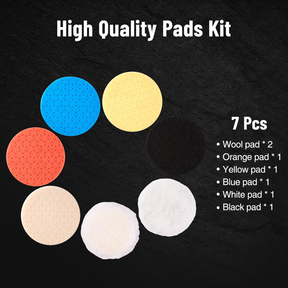 Avhrit black wax pad closeup suited for sealing glaze and protective layer