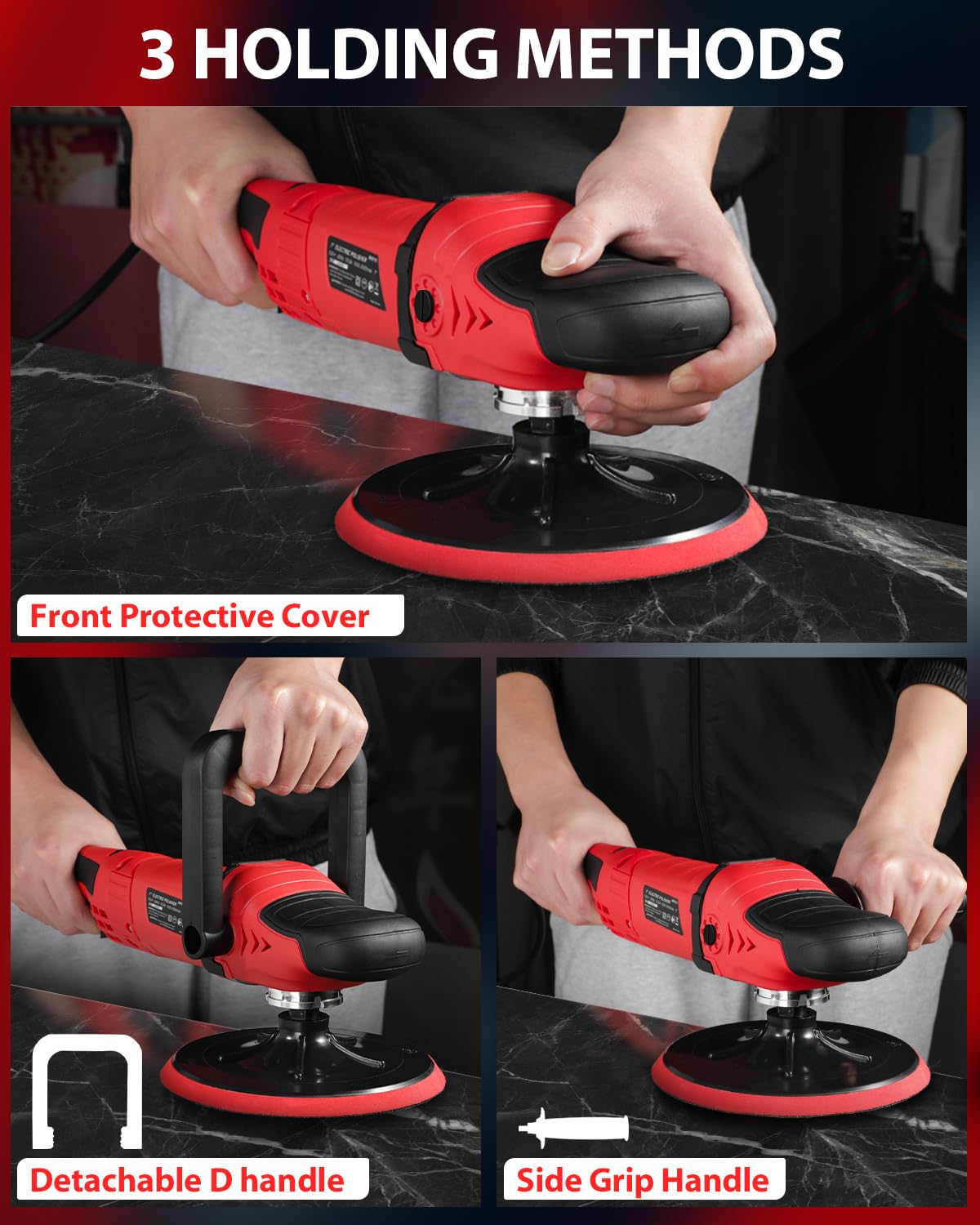 AVID POWER 6-inch backing disc providing stable backing for even polish.