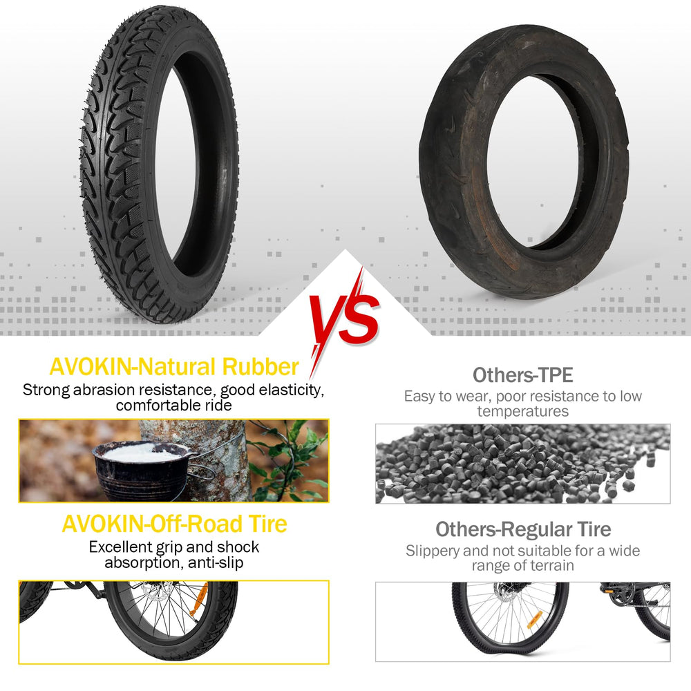 AVOKIN inner tube 14x2.125 emphasizes puncture resistance