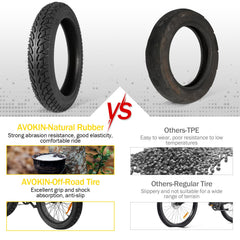 AVOKIN inner tube 14x2.125 emphasizes puncture resistance
