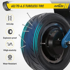 AVOKIN Ninebot MAX G30 compatible tire, ready for easy replacement.