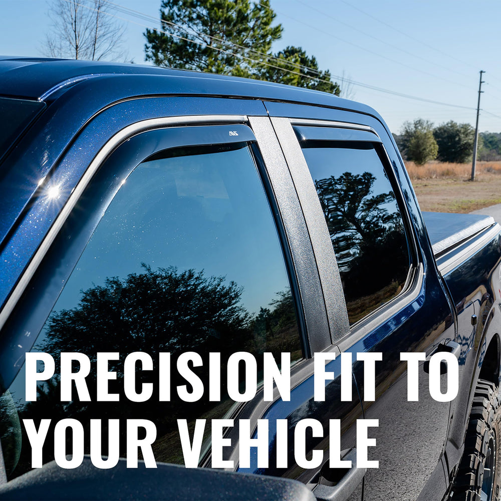 Auto Ventshade lifetime warranty adds peace of mind.
