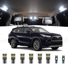 AWALITED Highlander map light bulbs brighten the dashboard map area for easier navigation.