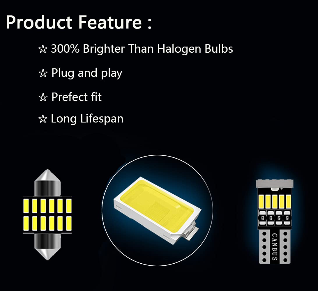 AWALITED Pilot LED bulbs set delivers a noticeably brighter interior