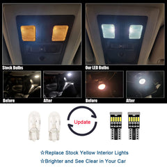 AWALITED Ram 1500 dome light upgrade for clearer interior at night