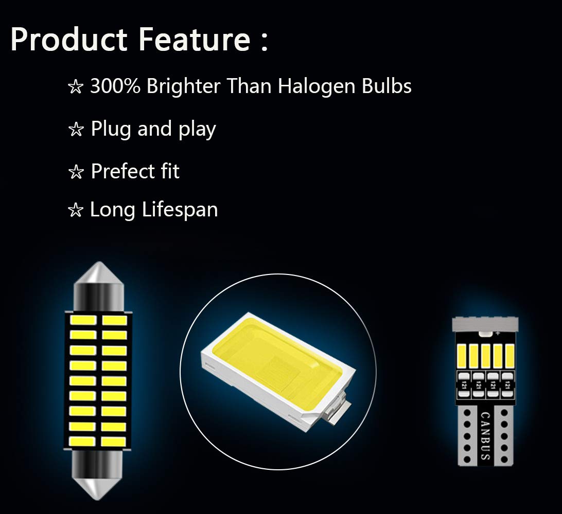 AWALITED Ram 1500 interior LED bulbs kit plug-and-play upgrade