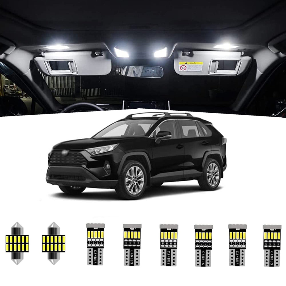 AWALITED RAV4 full interior LED kit improving cabin illumination and readability