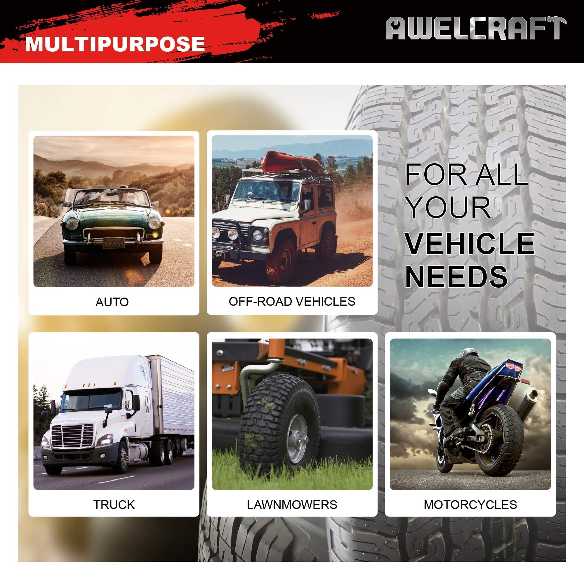 AWELCRAFT valve cores replacement keeps your tires ready to seal leaks