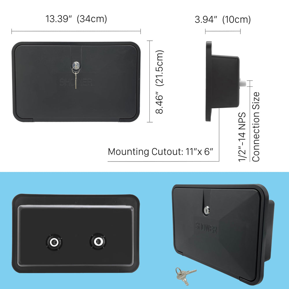 Awelife box in use outdoors demonstrates durable resin construction with reliable performance.