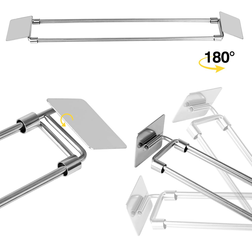 Awelov four-bar setup for complete RV storage organization