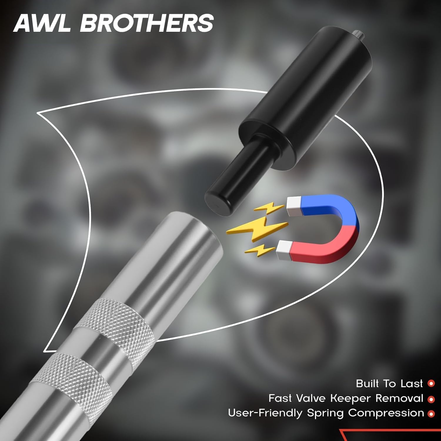 AWL Brothers 36050 magnetic catcher keeps parts safely during use