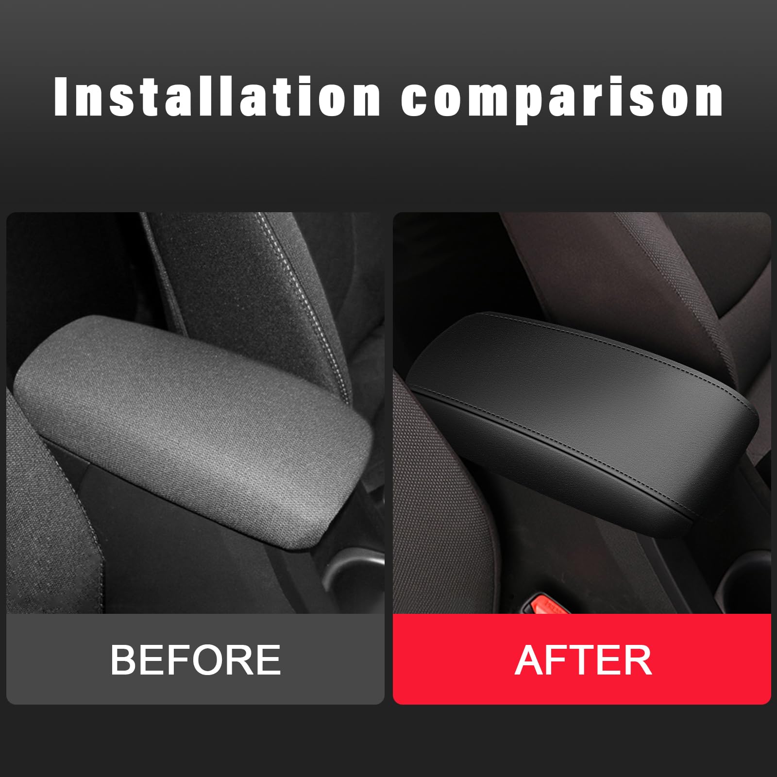 awnexuct armrest cover installation back seat: quick, tool-free setup