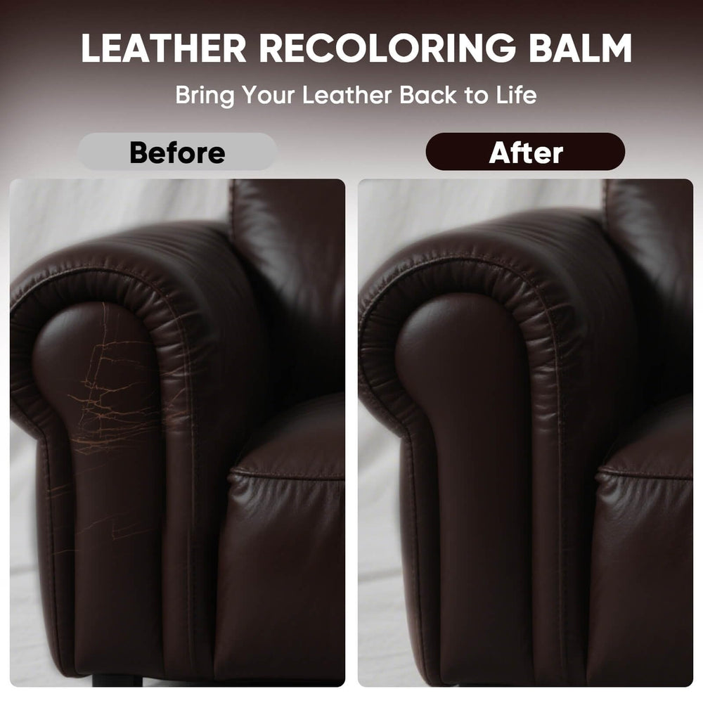 AWOWZ 12oz balm with sponges and tools for leather repair