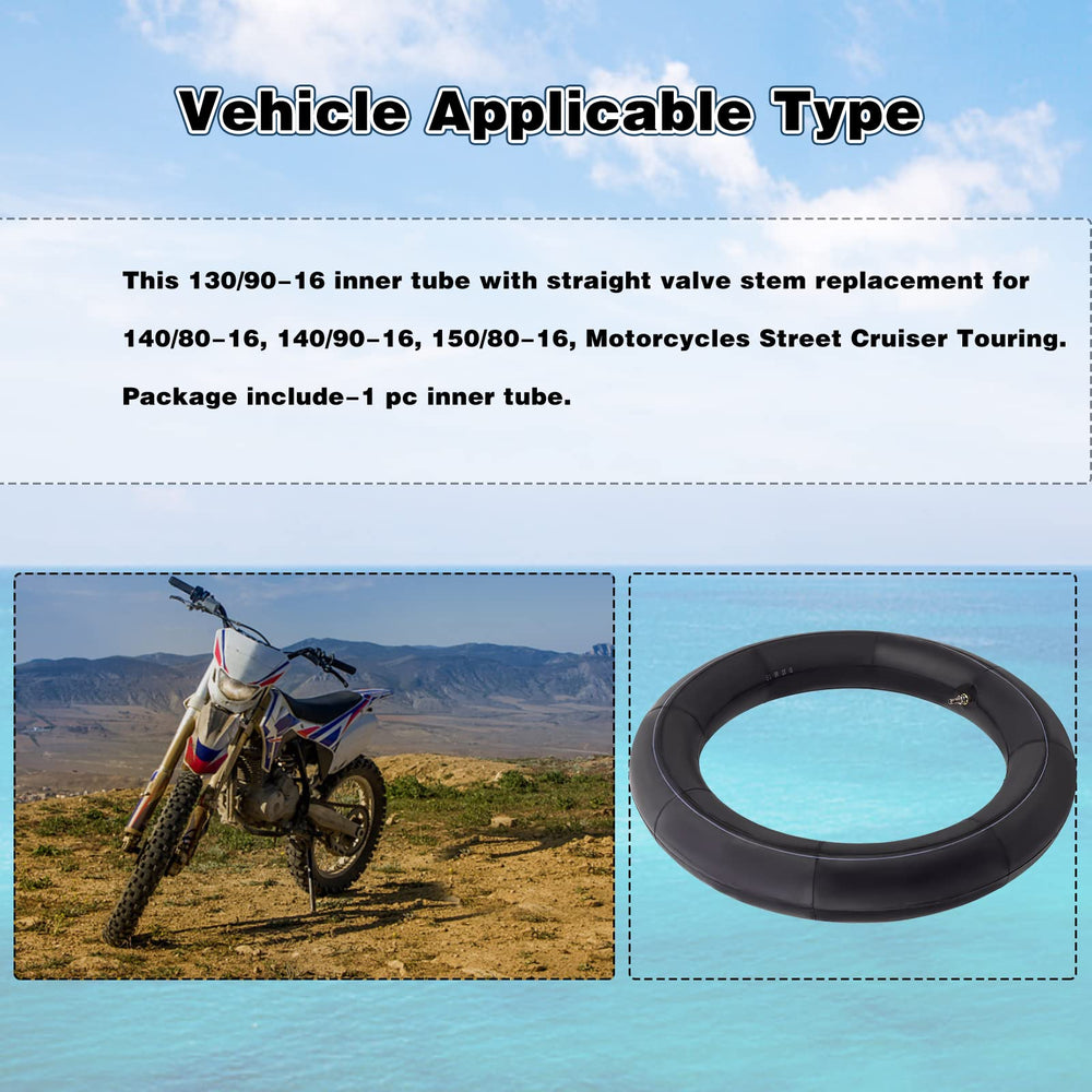 AWSZH inner tube 140/90-16 ready for easy mounting and sealing.