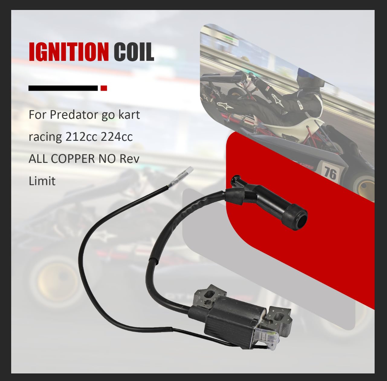 awtetpje ignition coil compatibility image highlights broad engine fit for Honda and clones