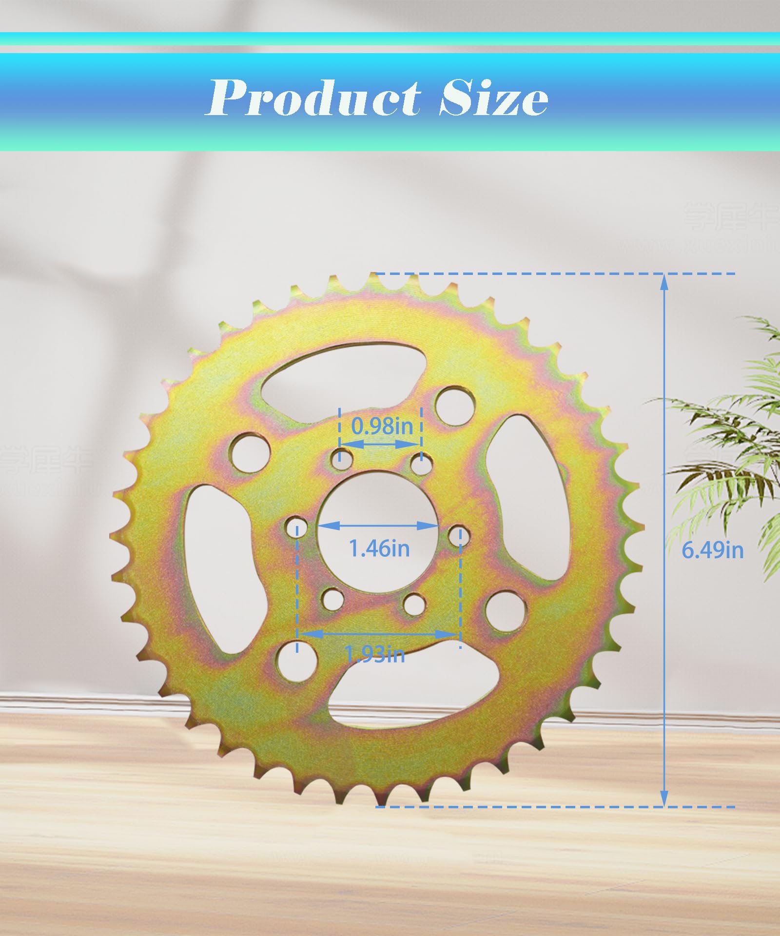 High-strength steel construction of the AWTURBO sprocket