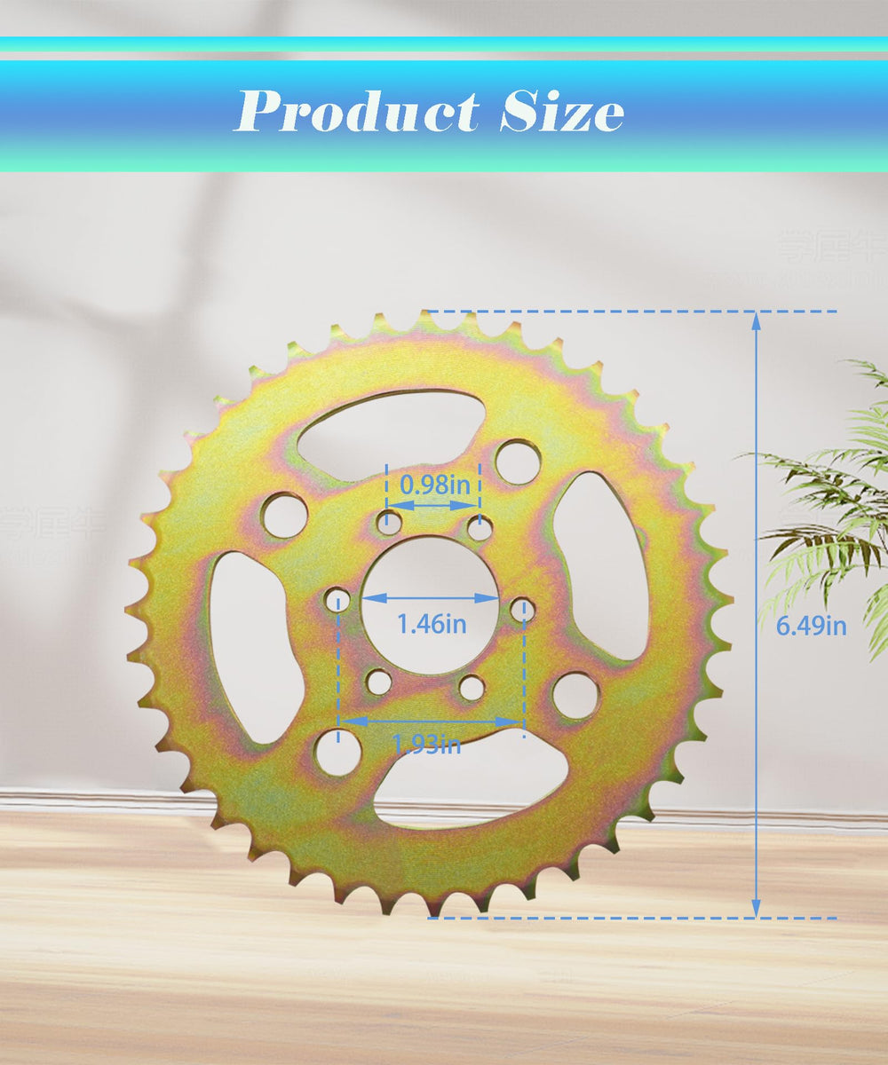 High-strength steel construction of the AWTURBO sprocket