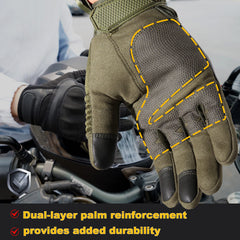 AXBXCX green gloves close-up knuckle shield for impact protection