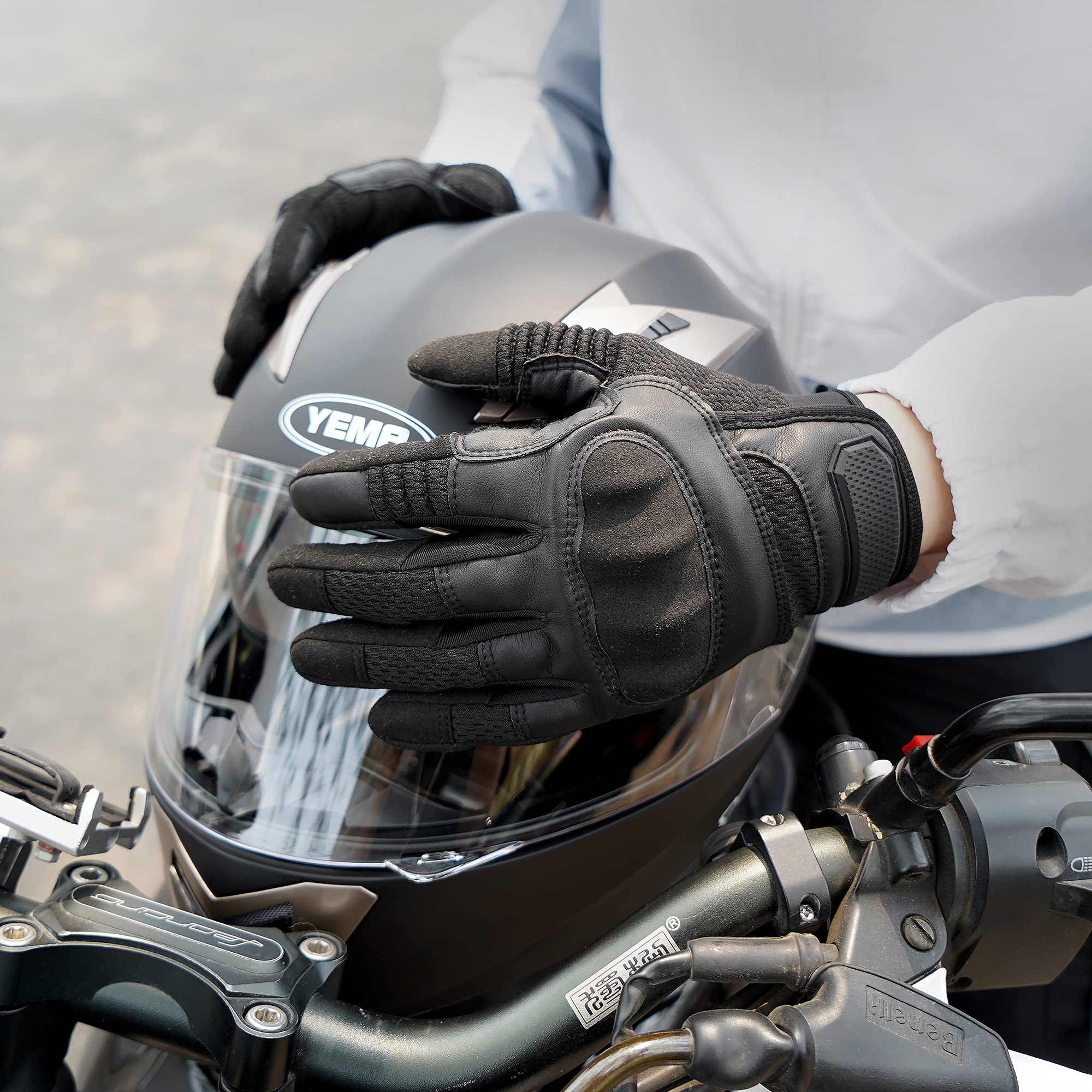 AXBXCX gloves knuckle protection highlighting high-impact defense during active use