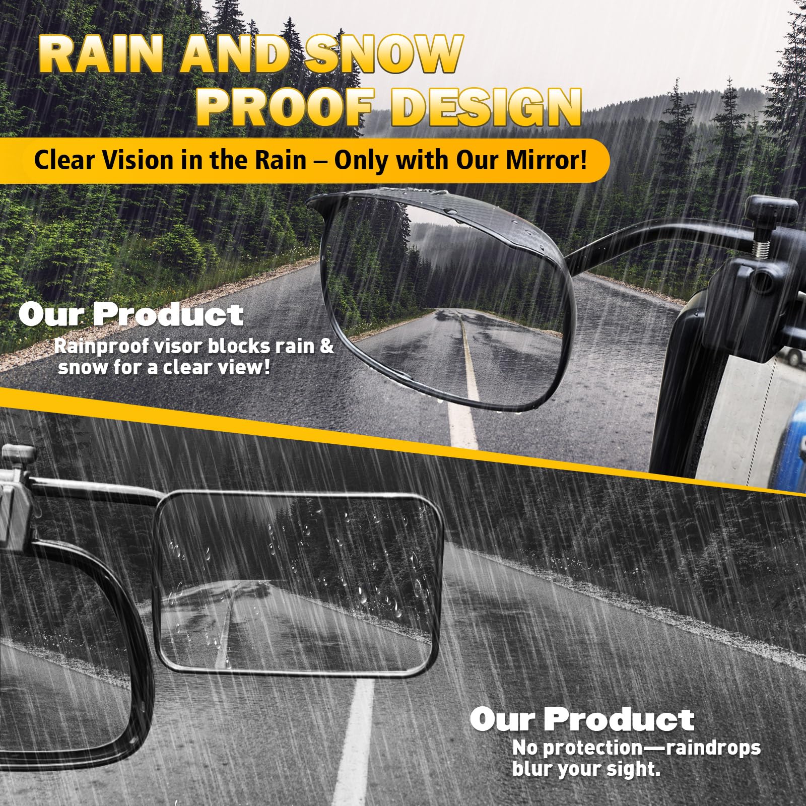 AXIMIRON secure clamps keep mirrors steady at high speeds