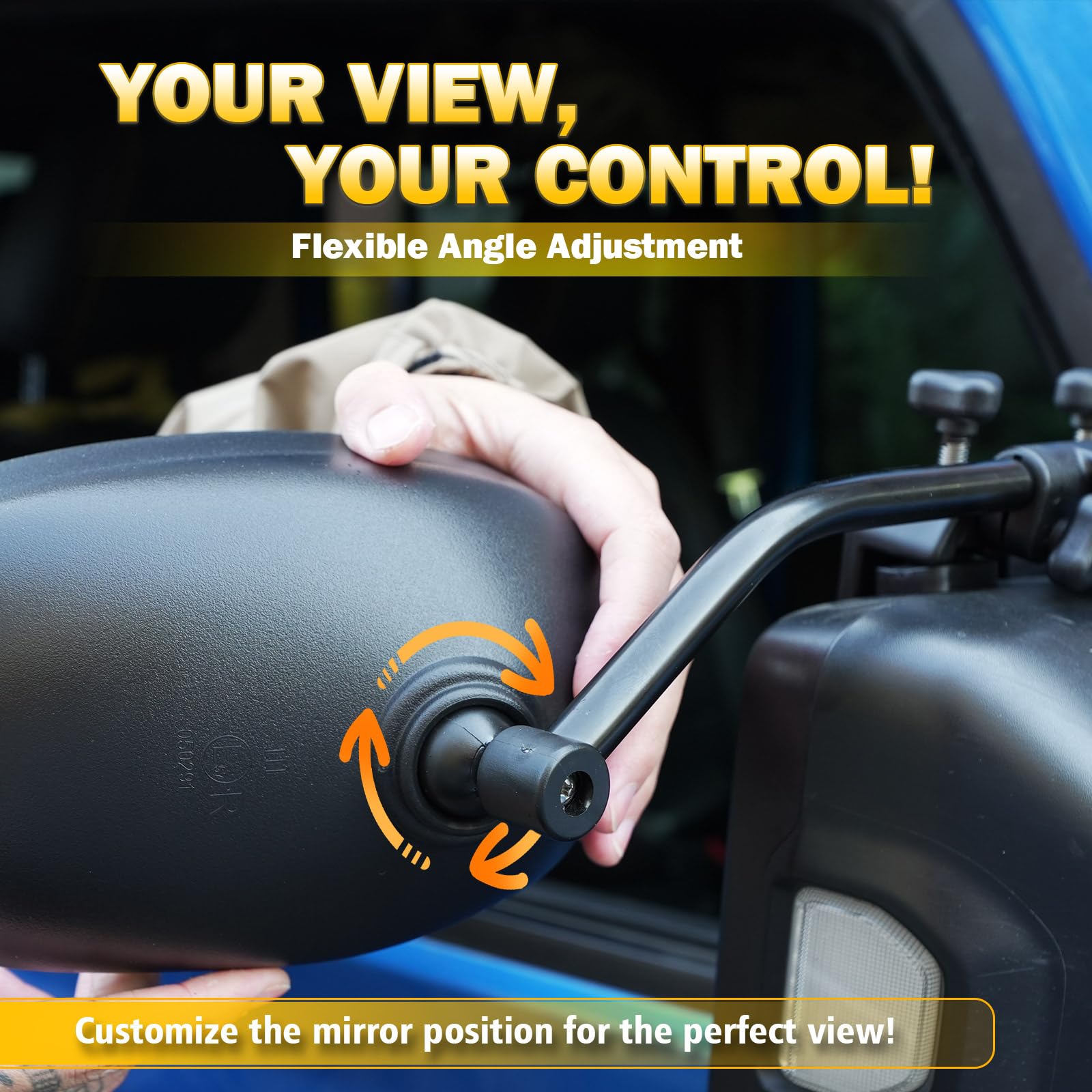 AXIMIRON tool-free installation with two knobs and manual guidance