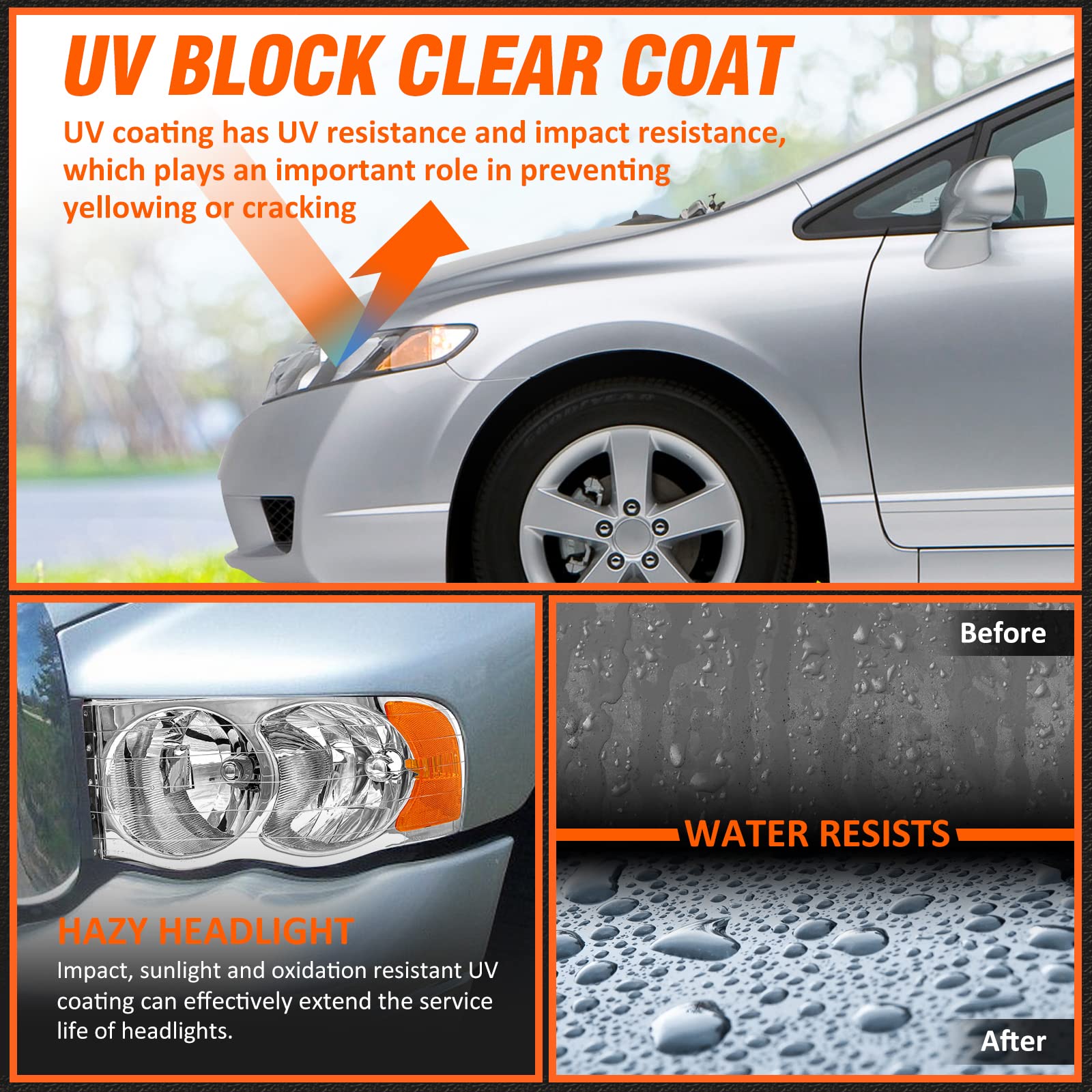 AXLAHA headlight adjuster enables easy beam alignment for safe night driving.