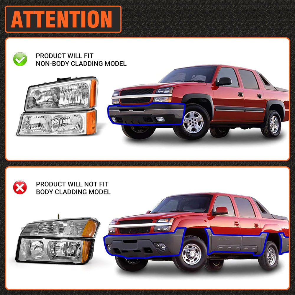 AXLAHA headlights driver-side angle showing precise fit for Silverado