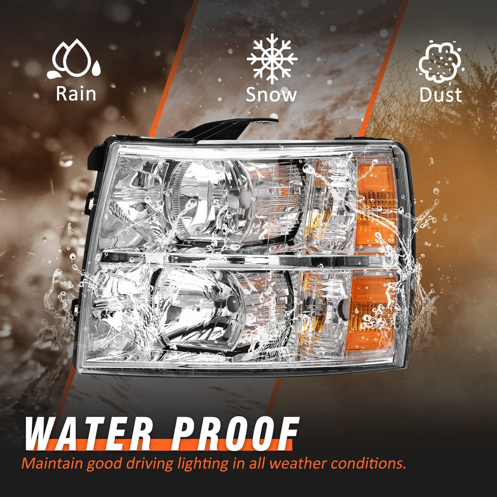 AXLAHA Silverado close-up amber reflector detail improves signaling at night