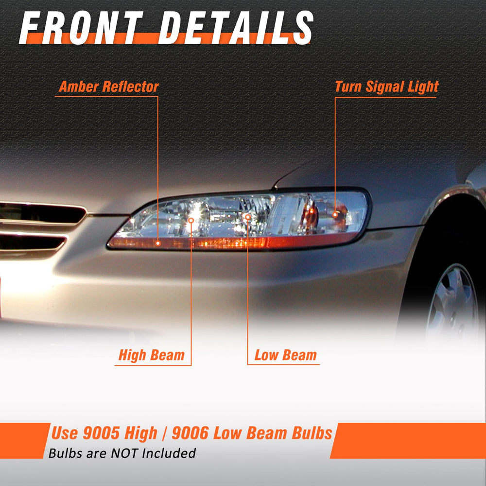 AXLAHA chrome housing headlight close-up, weather-resistant and durable