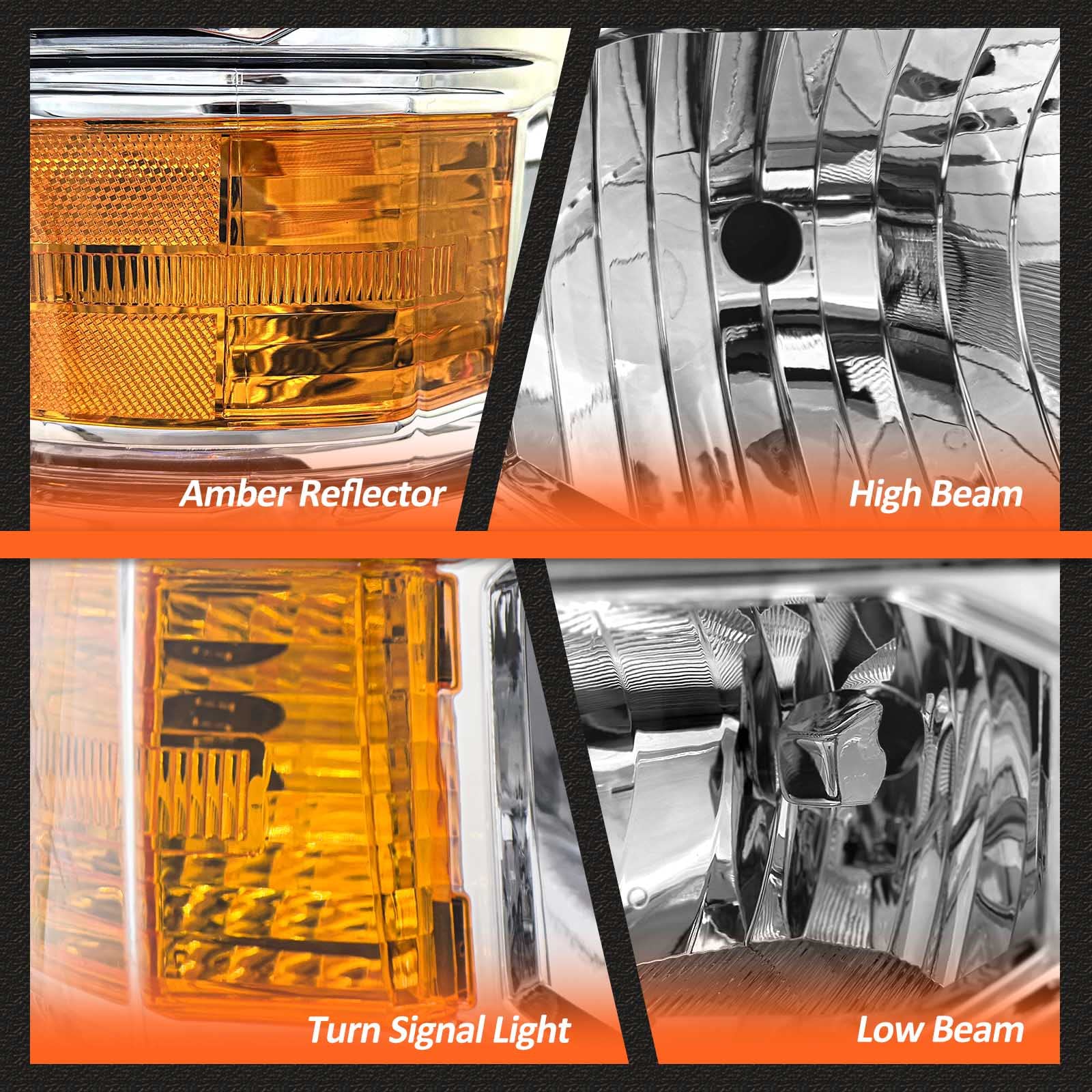 AXLAHA headlight IP65 waterproof seal ensures durability in all weather