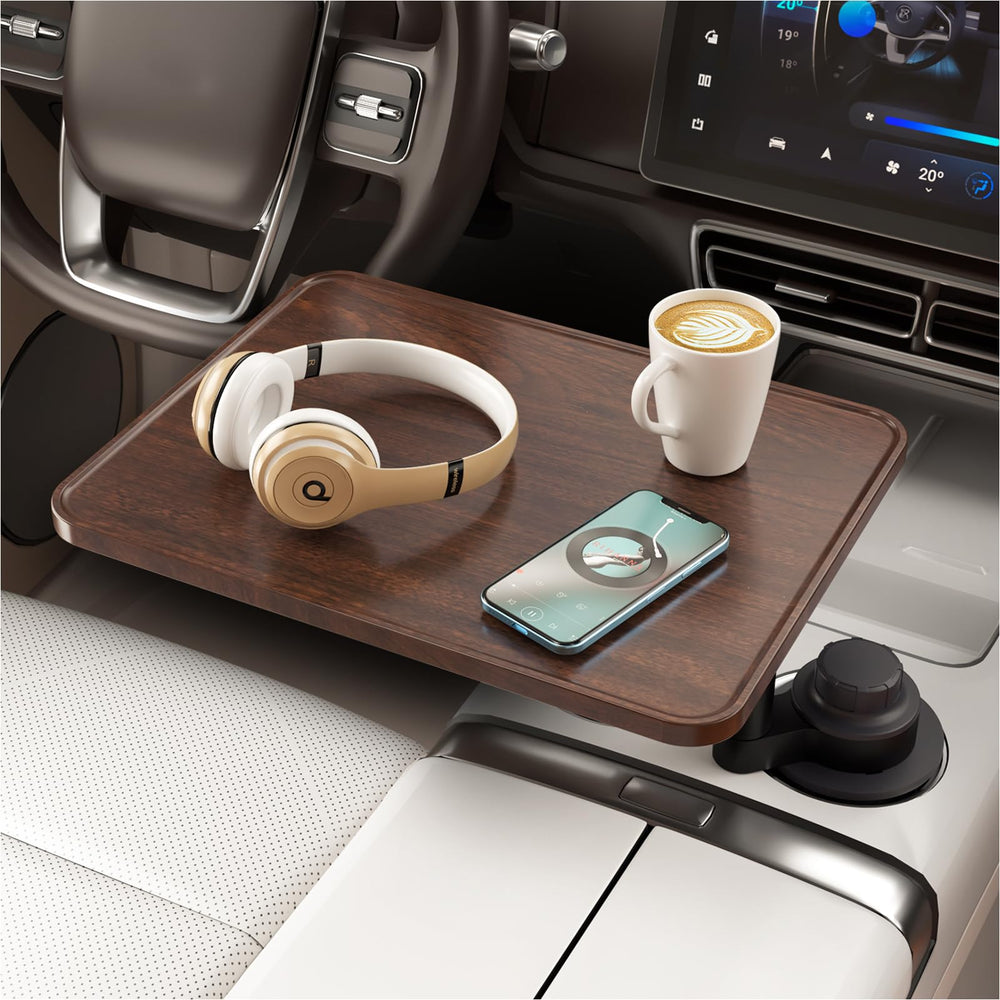 AXVLU car desk with 360° rotation ready as a laptop workstation