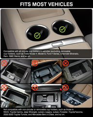 AXVLU magnetic locking base securing the car desk in place