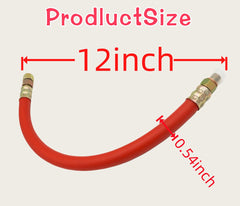 Axyuada durable rubber oil drain hose resists cracking.