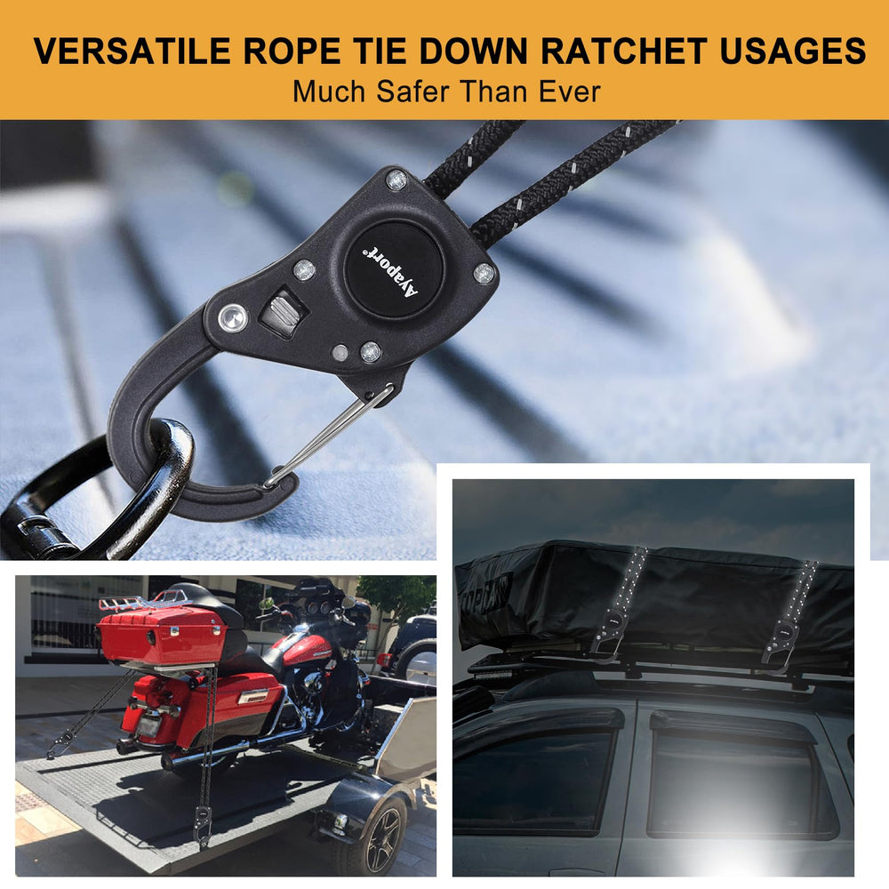 Ayaport heavy-duty tie-down supporting up to 150 pounds per piece for dependable securing