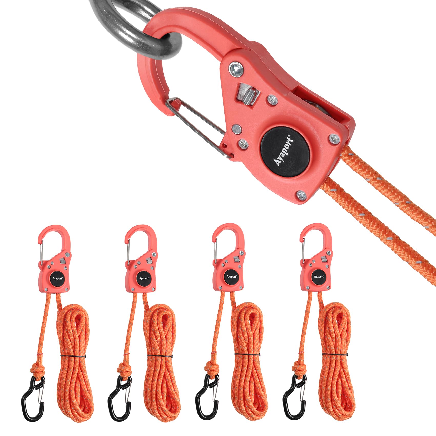 Ayaport rope tie-down strap 1/4in in use, secure cargo