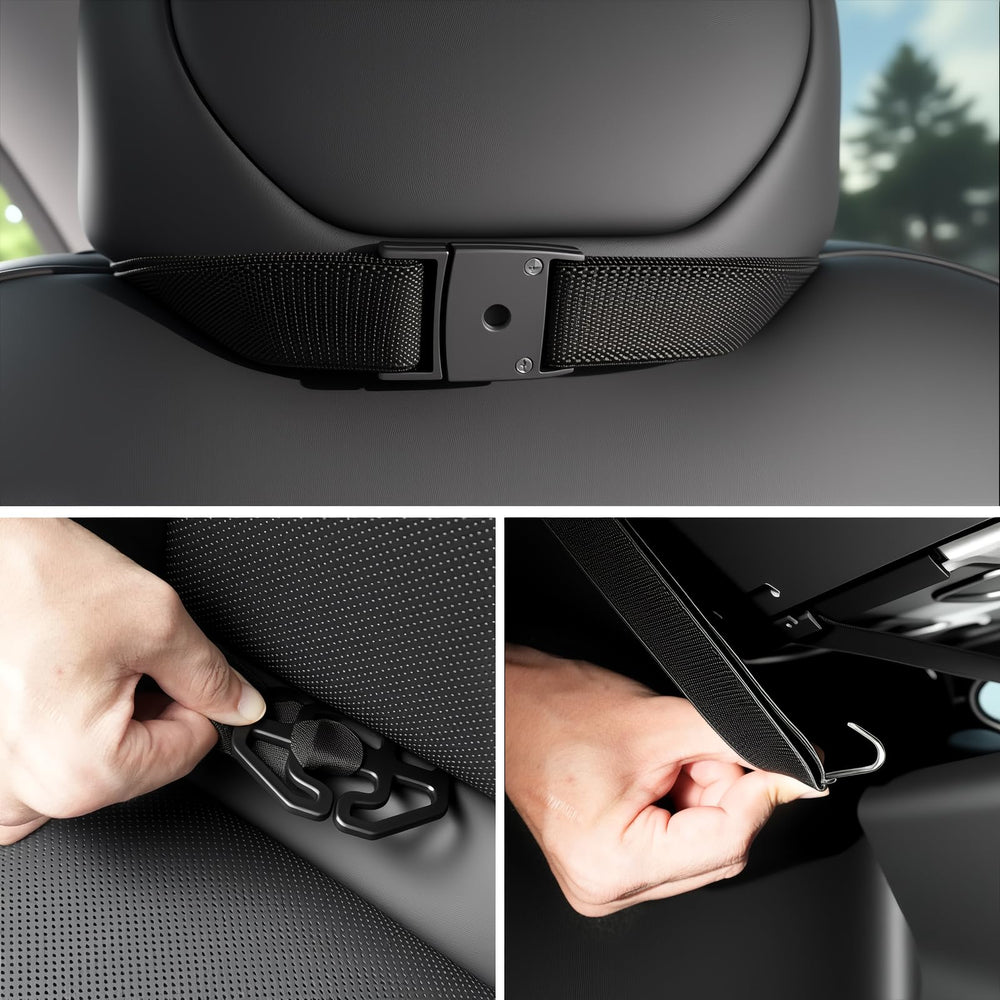 Aycsiyana easy-install kick mats with adjustable straps for a snug fit.