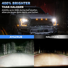 AYGZRUB four-pack replacement bulbs for Dodge Challenger ready for install