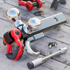 Ayleid tri-ball mount with the 1-7/8-inch hitch ball installed.