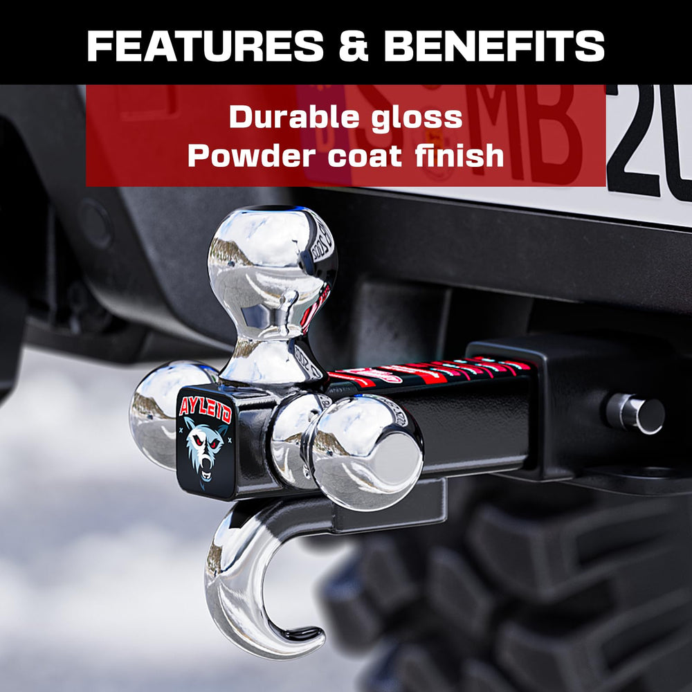 Ayleid tri-ball mount shows the 1-7/8 inch ball option.