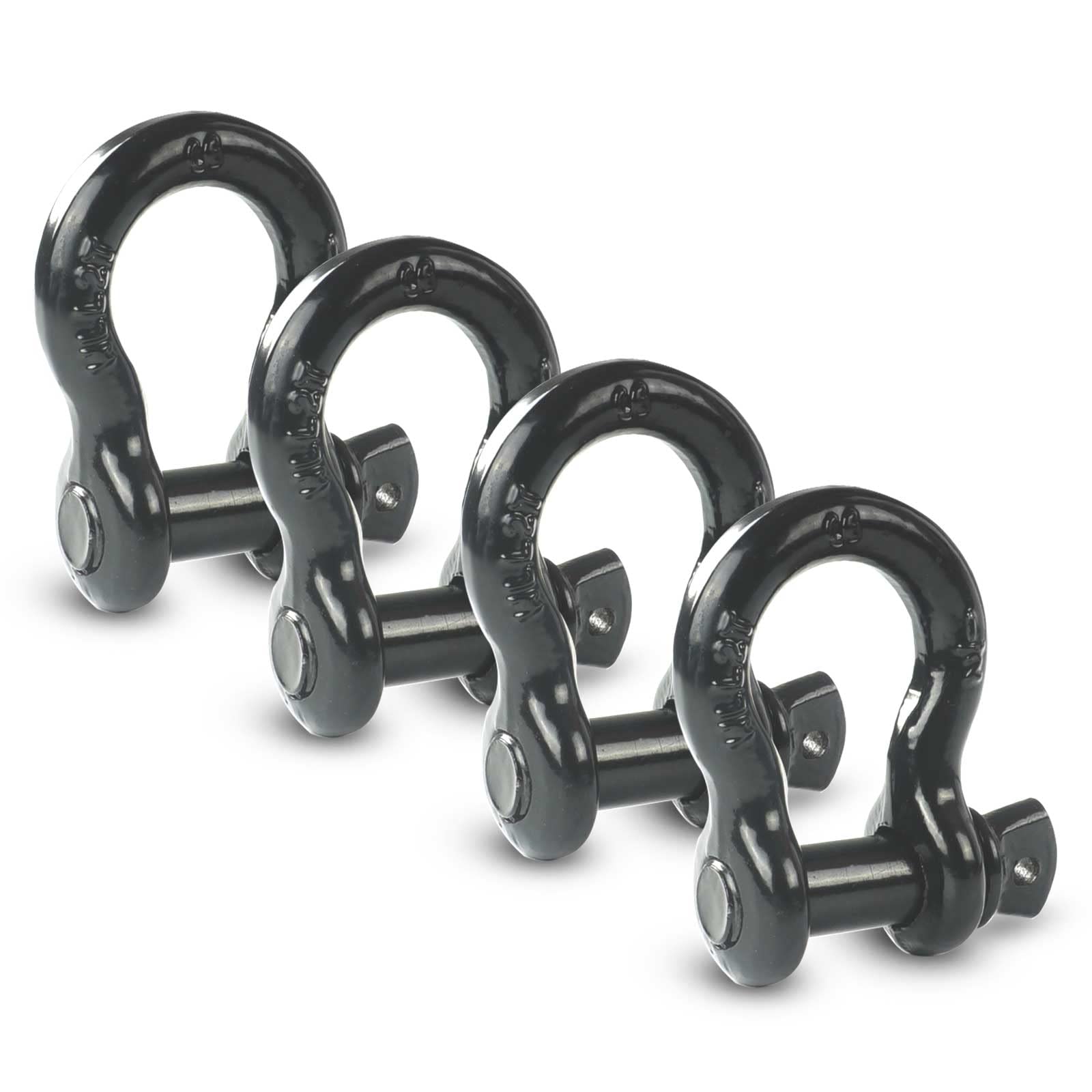 AYMMIC half inch D Ring Bow Shackle close up with screw pin for towing