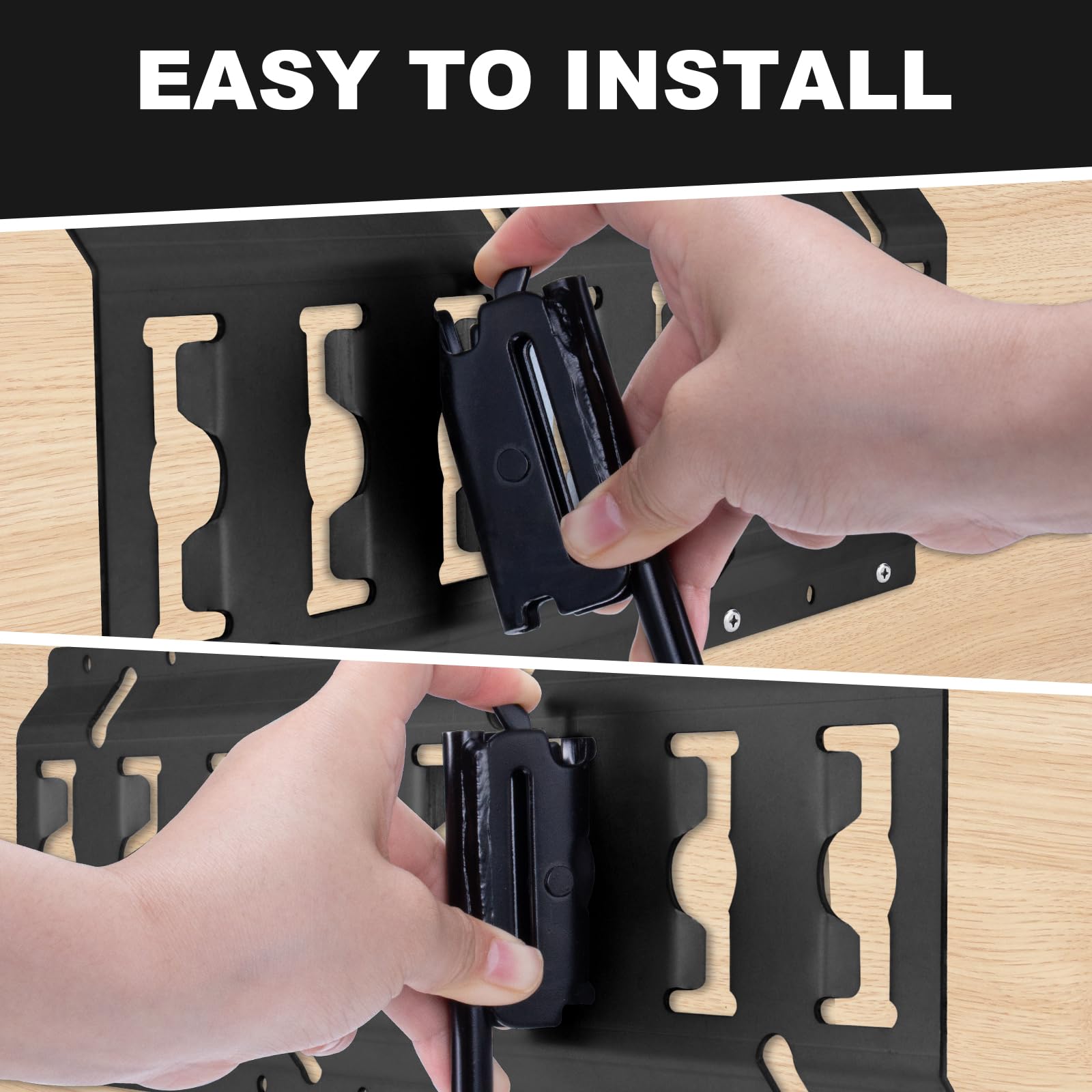 AYMMIC versatile hooks organize cords, straps, hoses, and tools neatly.